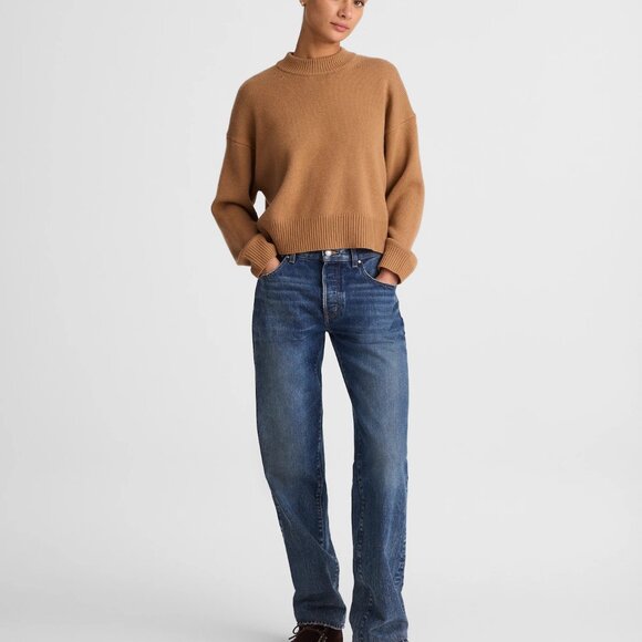 NWT MADEWELL SoftWool Boxy Crewneck Sweater - Picture 3 of 5
